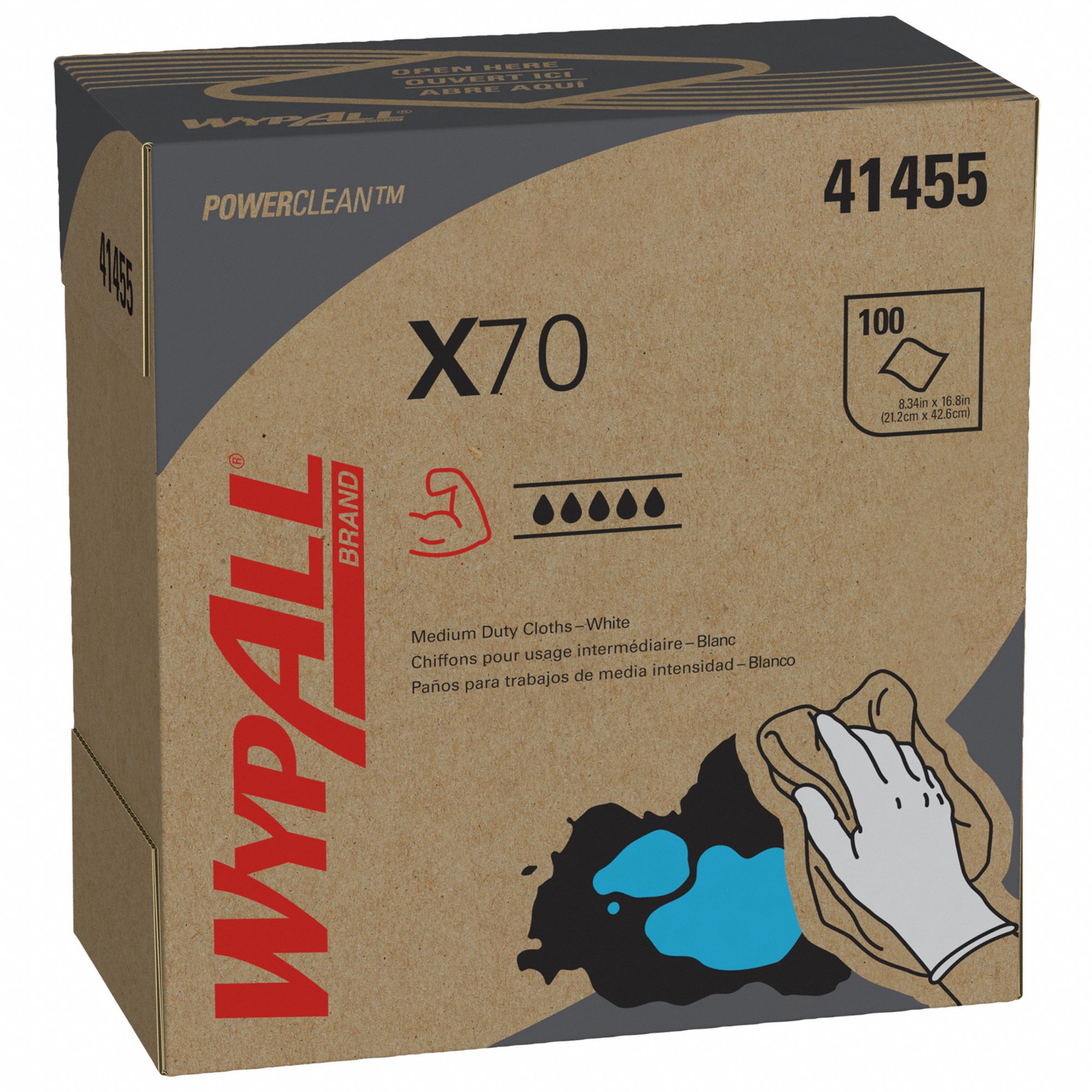 Dry Wipe 8 1/4 x 16-3/4 White