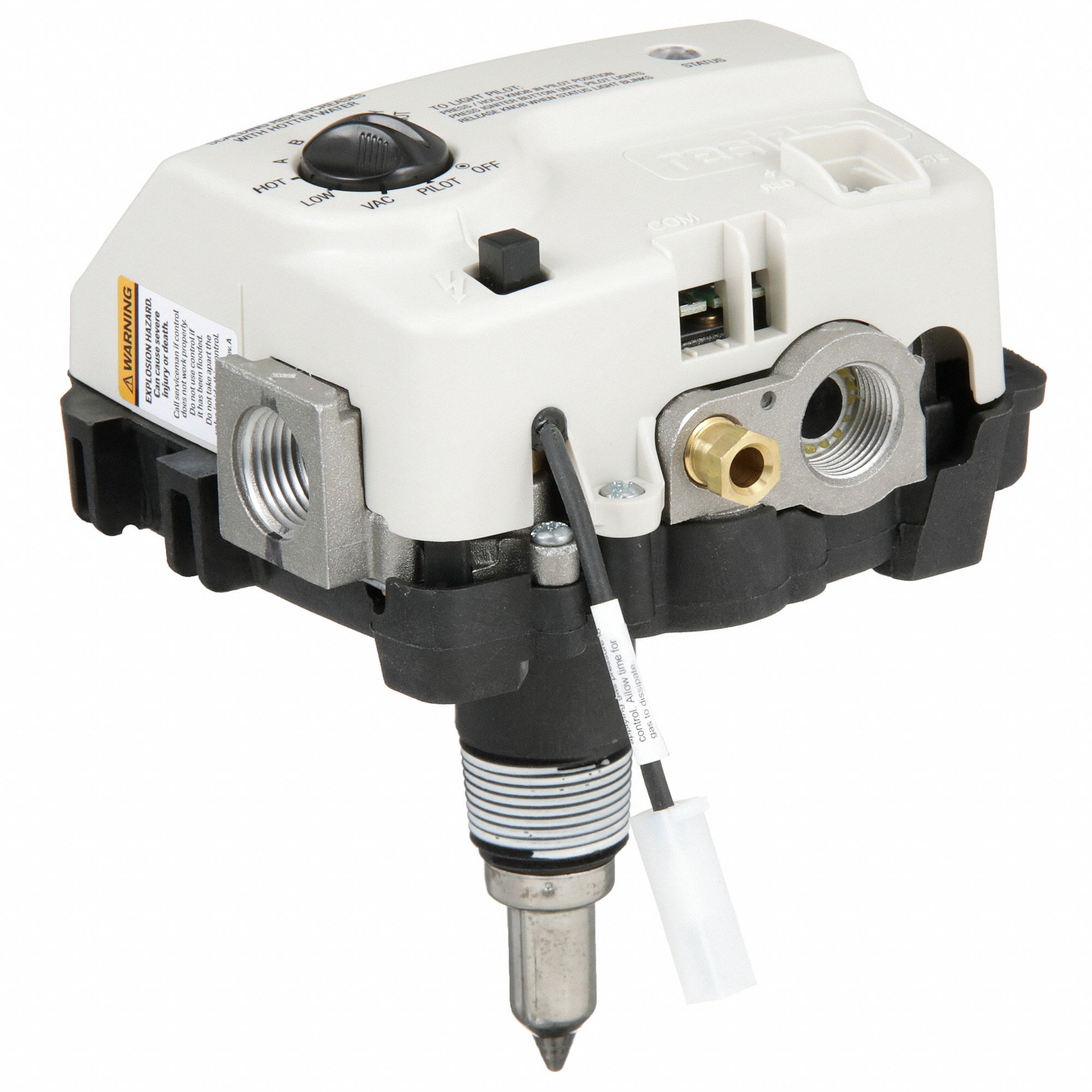 RESIDEO Gas Valve Manual/Piezo, 70,000 BtuH BtuH Capacity, NG, 1/2 in