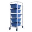 Lightweight Corrosion-Resistant Vertical Rack-Style Tub Carts