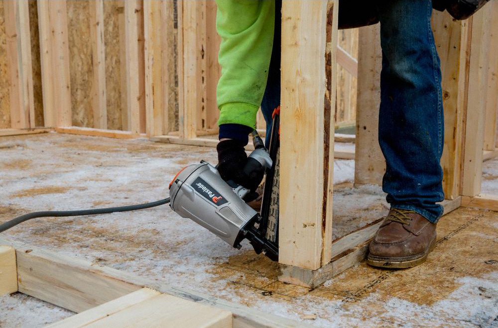 PASLODE Air Powered, Nail Gun, Bump Firing Mode, 90 psi 414Z18F350P Grainger