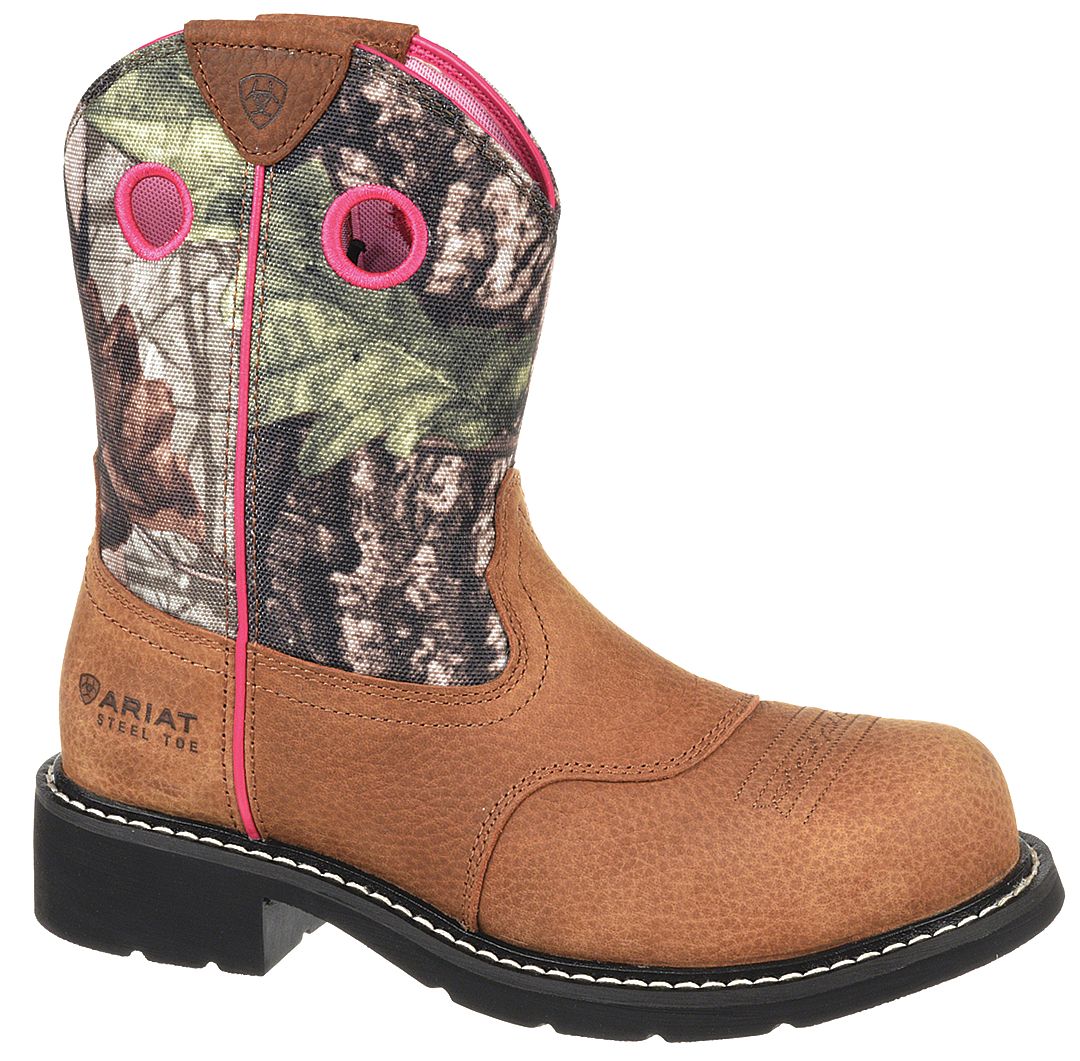 Ariat women's pink camo boots best sale