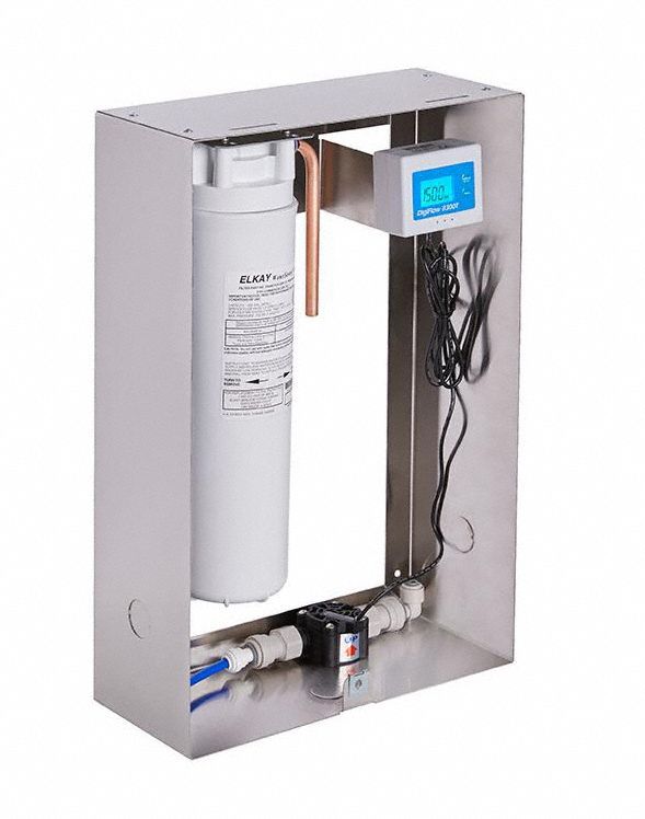 ELKAY Water Filter System 0.05 micron, 1.5 gpm, 1,500 gal, 1/4 in_3/8