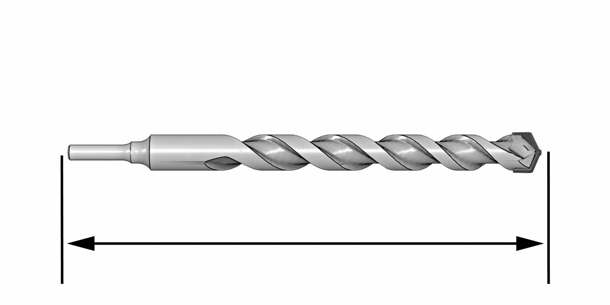 Rotary drill discount bit for concrete