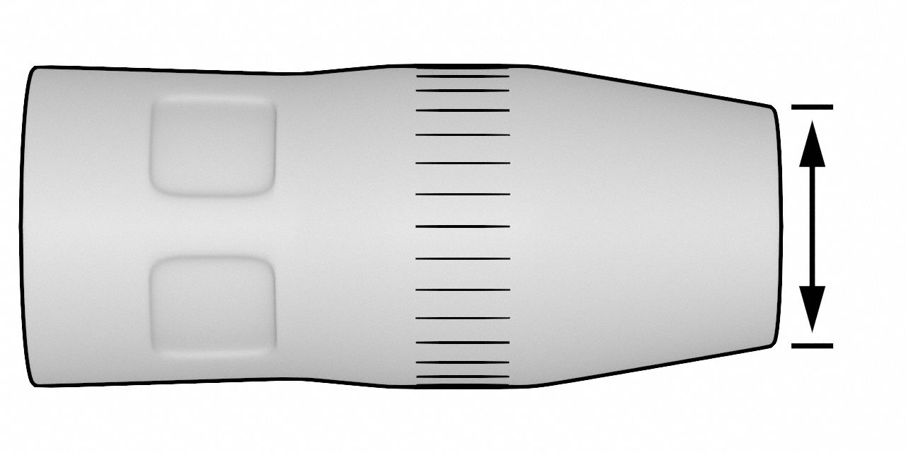 BERNARD, Small Centerfire, Tapered, Nozzle - 12A757|NST-3818B