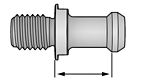 Flange to Beginning of Knob Length