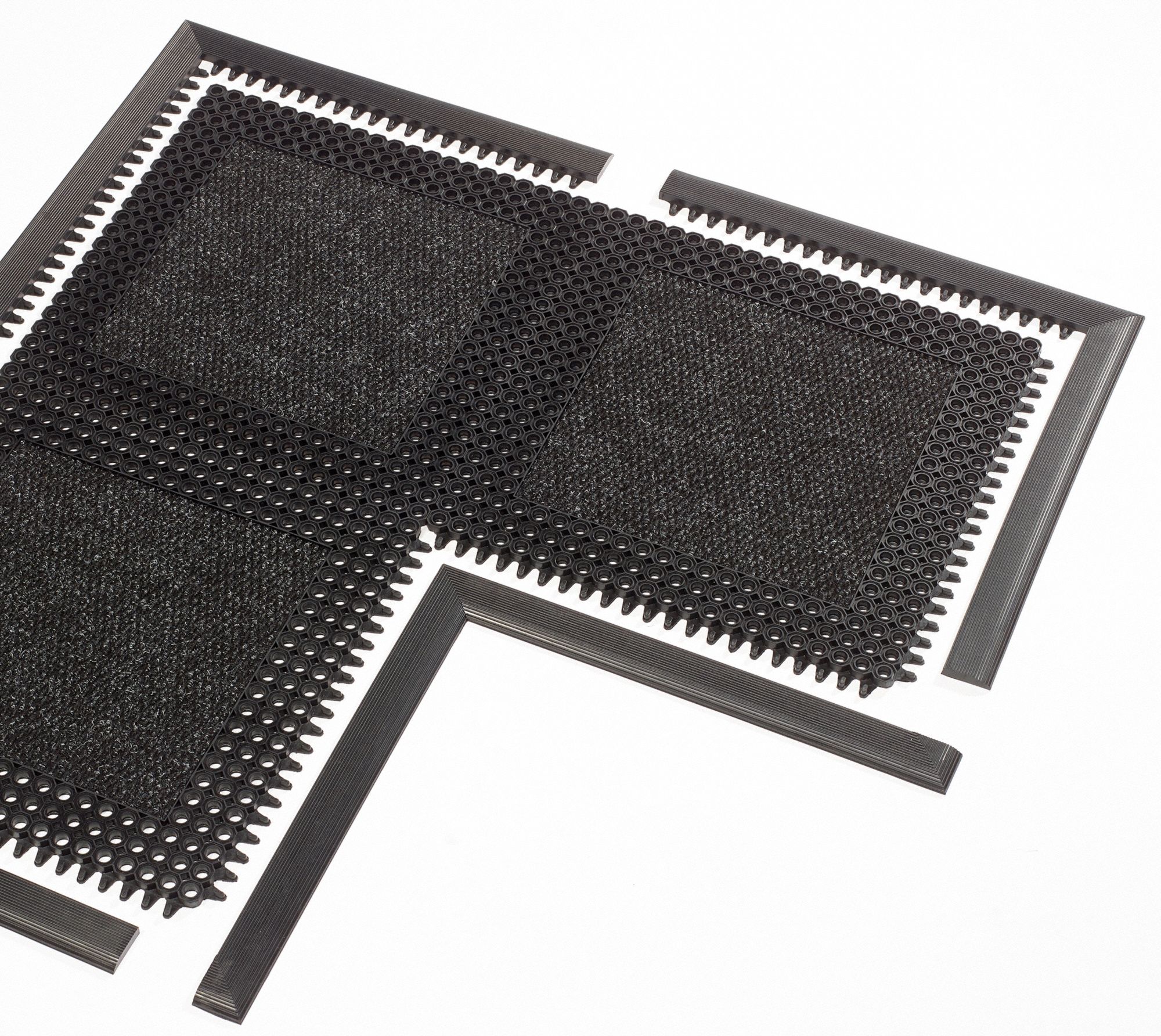 NOTRAX Indoor/Outdoor Mat Ramp, 24 In L, 2 In W, 1/2 In Thick ...