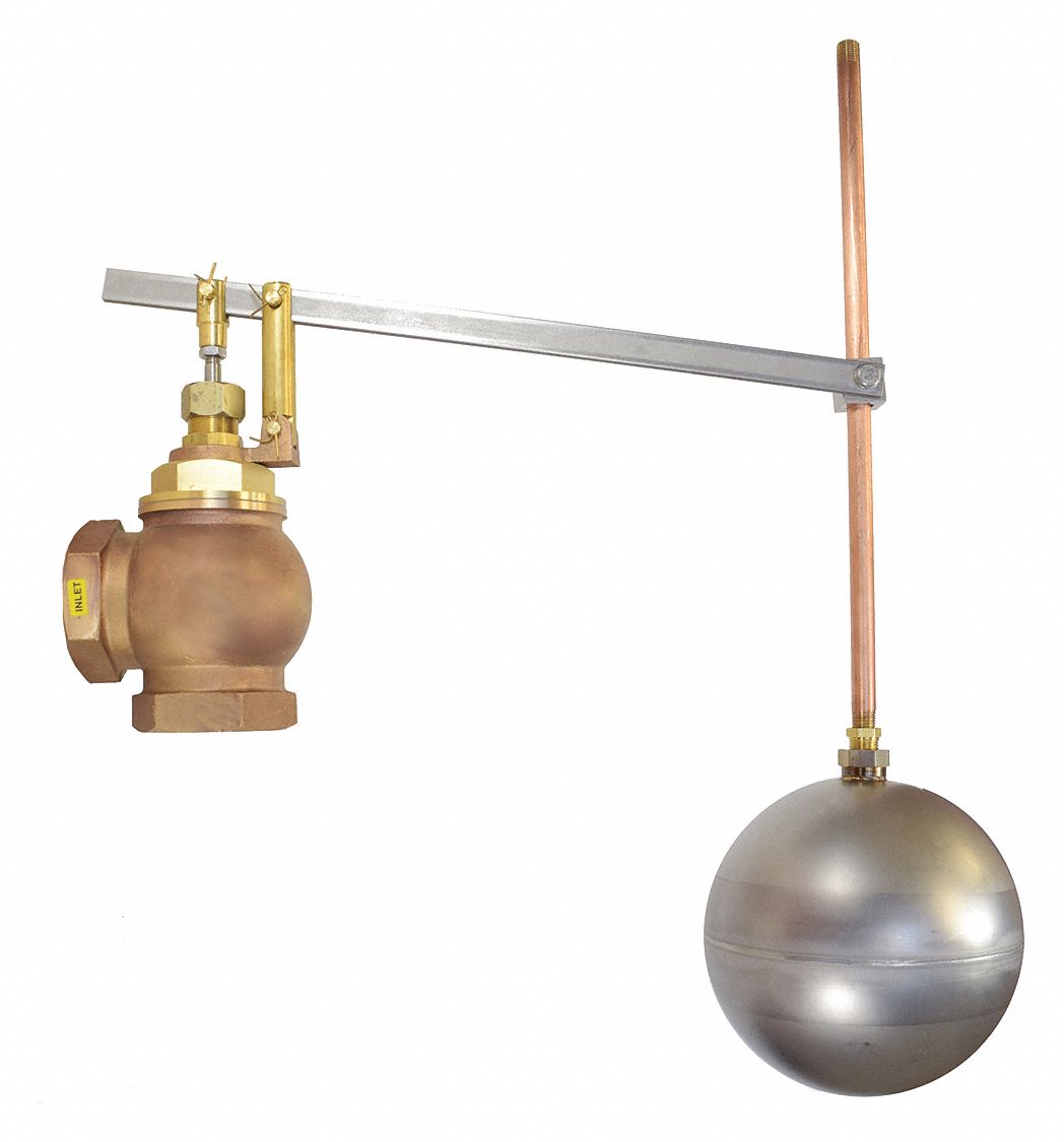 FLOAT VALVE, BRONZE, FNPT CONNECTION, 2 IN