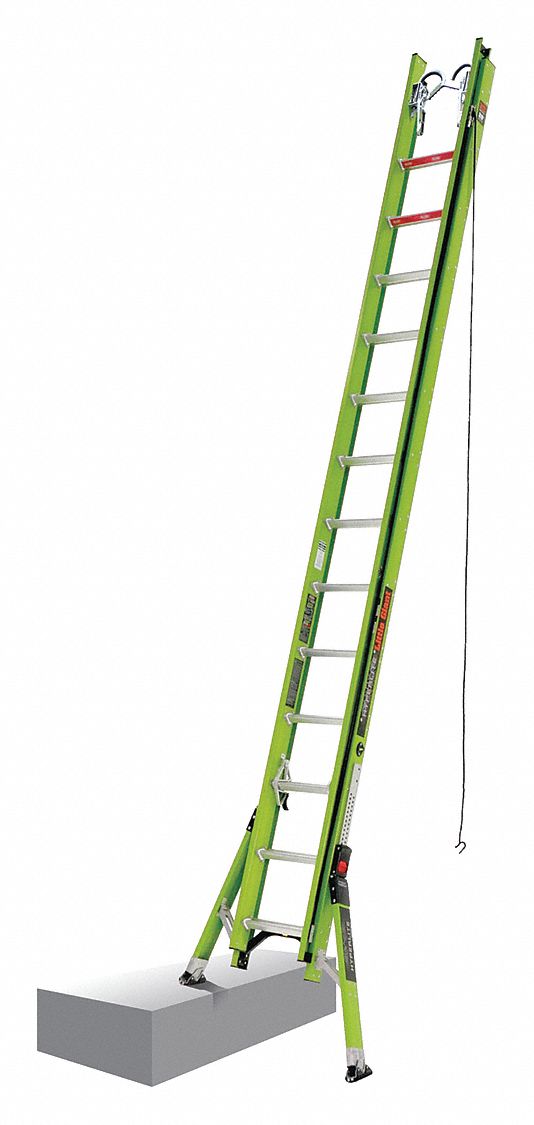 LITTLE GIANT, 28 ft Industry Ladder Size, 28 ft Extended Ladder Ht