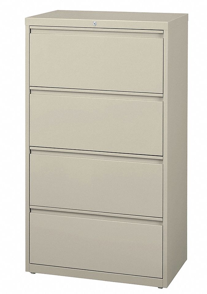 HIRSH, Lateral, 4 Drawers, Lateral File 415G2814976 Grainger