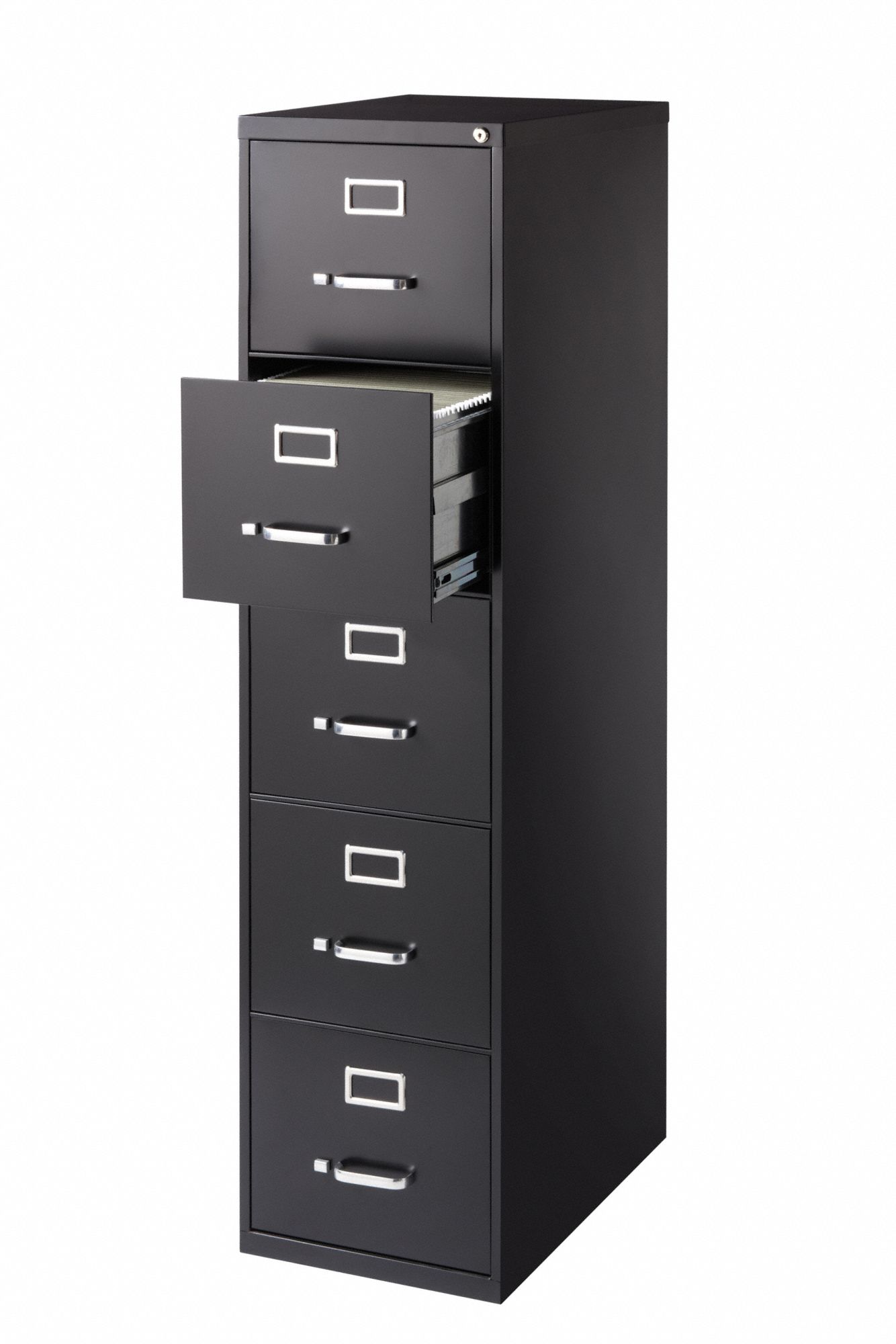 HIRSH File Vertical, 5 Drawers, Letter File Size, 61 3/8 in