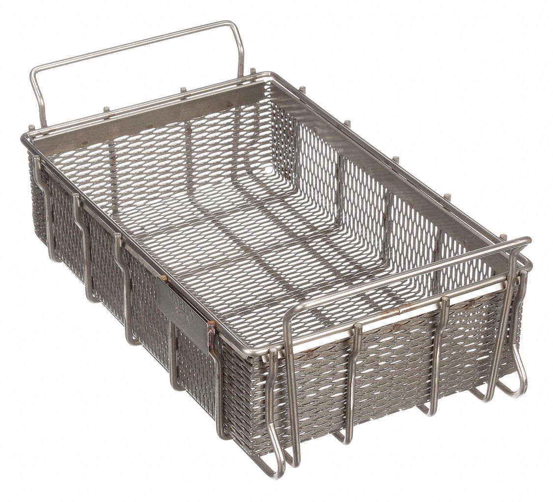 MARLIN STEEL WIRE PRODUCTS Parts Washing Basket, Rectangular, Basket
