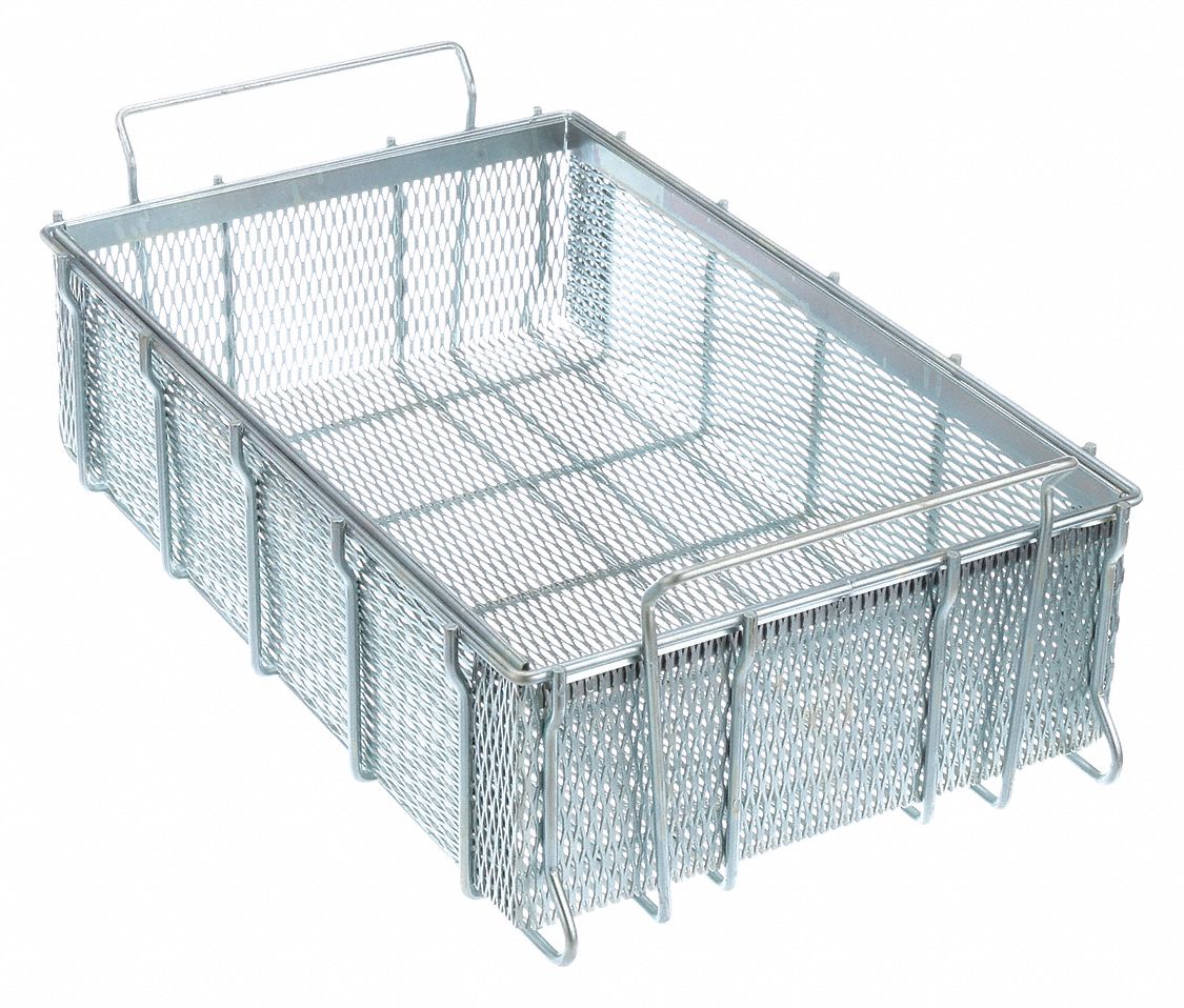 MARLIN STEEL WIRE PRODUCTS Parts Washing Basket, Rectangular, Basket