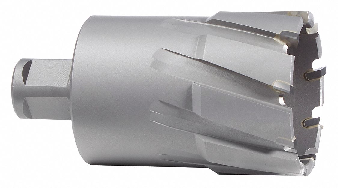 MILWAUKEE 1 7/8 in X 2 in Carbide Annular Cutter, Weldon Drive, 3/4 in