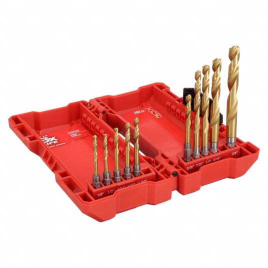 Milwaukee hex on sale drill bits