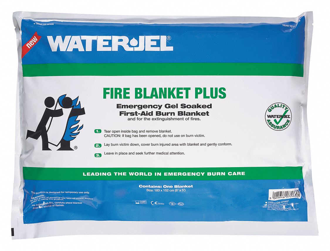 WATERJEL Fire Blanket 60 in Blanket Wd, 72 in Blanket Lg 415J30