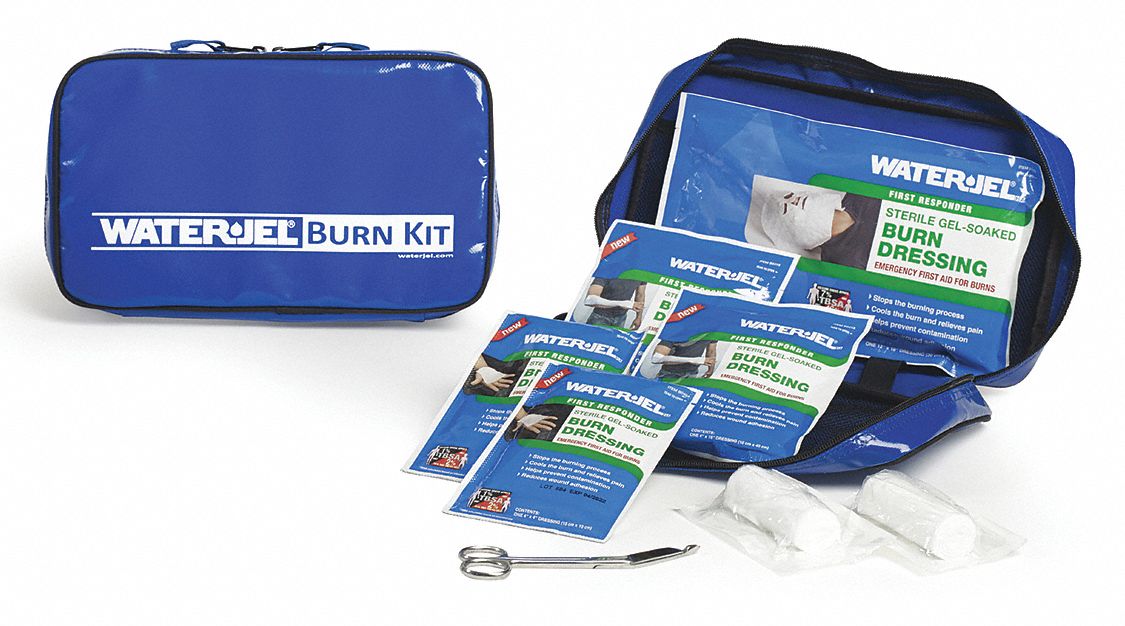 Burn Care Kit: 8 Components, Fabric Bag