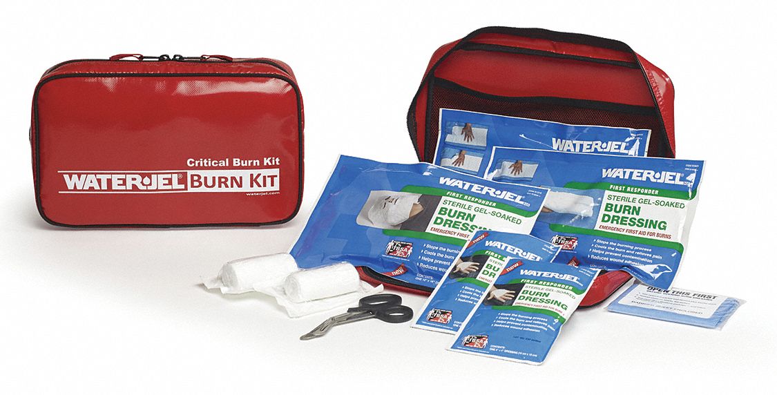 WATERJEL, Burn, 8 Components, Burn Care Kit 415J39BKCKHA.69.000