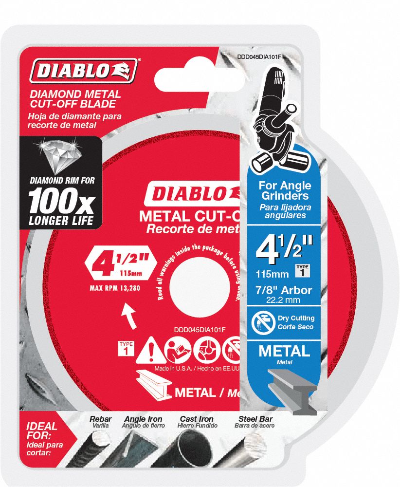 DIABLO Angle Grinders, Circular Saws, Diamond Saw Blade, Metal