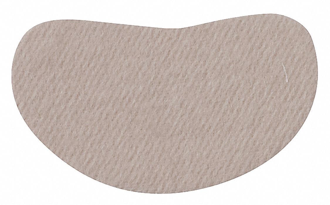 STEINS Moleskin Pad Beige, Moleskin, 1 in Wd, 1 1/8 in Lg, 8 PK