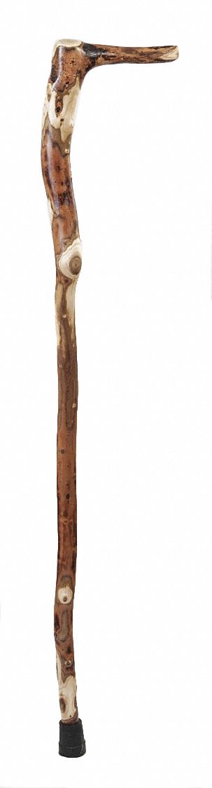 Cane,  Standard Handle Type,  Single Base Type,  37 in Height,  250 lb Weight Capacity,  Root
