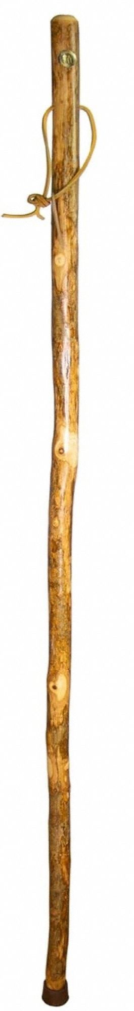 Walking Stick: Walking Stick, Std, Single, Wood, Rubber Bottom Tip, 41 in