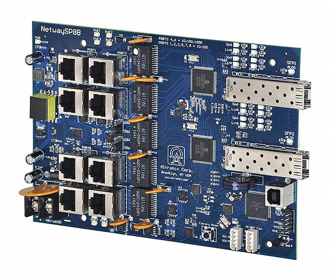 PoE Switch, Camera Inputs 8, Load 115W