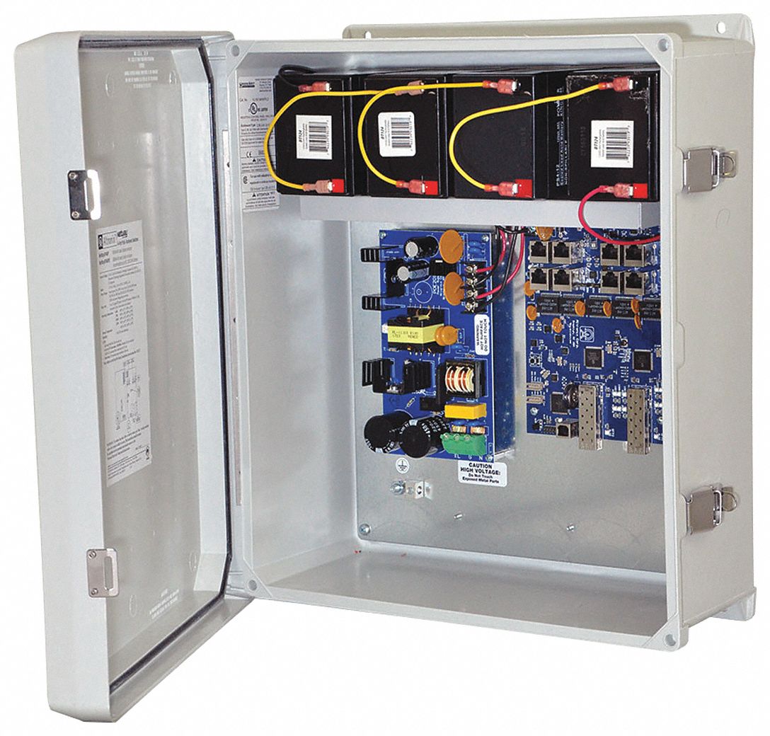 PoE Switch, Camera Inputs 8, Load 115W