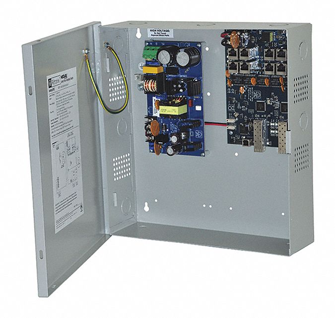 PoE Switch, Camera Inputs 8, Load 115W