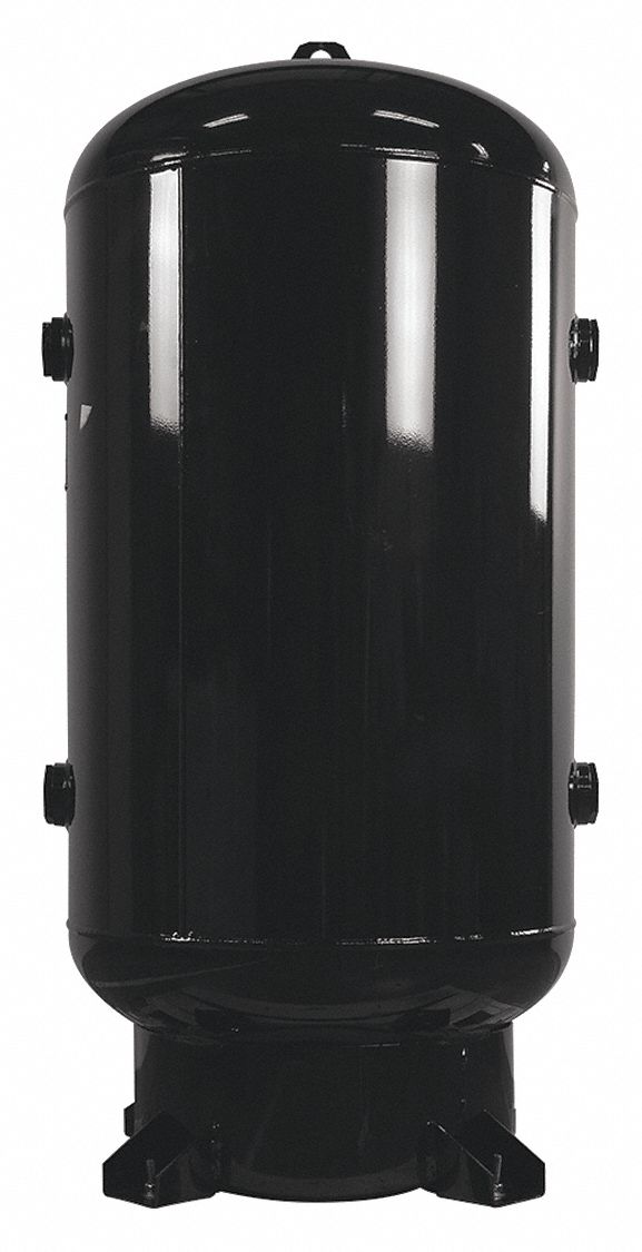AIR TANK, 80 GAL TANK CAPACITY, 200 PSI MAXIMUM OPERATING PRESSURE, VERTICAL, 24 IN OVERALL L