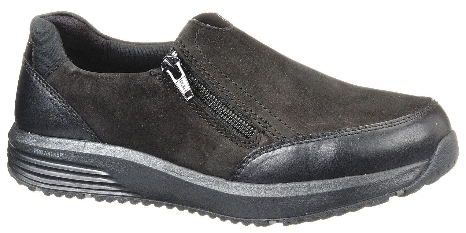 ROCKPORT WORKS Loafer Shoe, 8, M, Women's, Black, Steel Toe Type, 1 PR ...