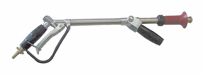 Long Range Spray Gun: Aluminum/Plastic, 26 in
