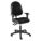 TASK CHAIR,VINYL,BLACK,ARMS,CC,18-23