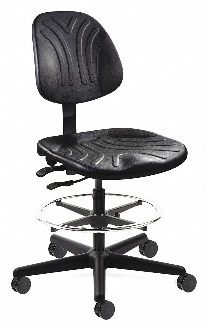 CHAIR,350 LB. WT. CAP.,BLACK SEAT