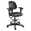 Plastic Desk Chairs with Adjustable Arms