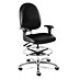 Plastic Task Chairs with Adjustable Arms