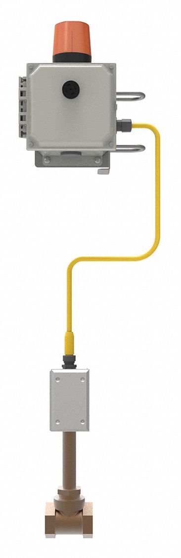 Emergency Signaling System: Eyewash/Shower, 1 1/4 in NPT Female, Galvanized Steel, Signal