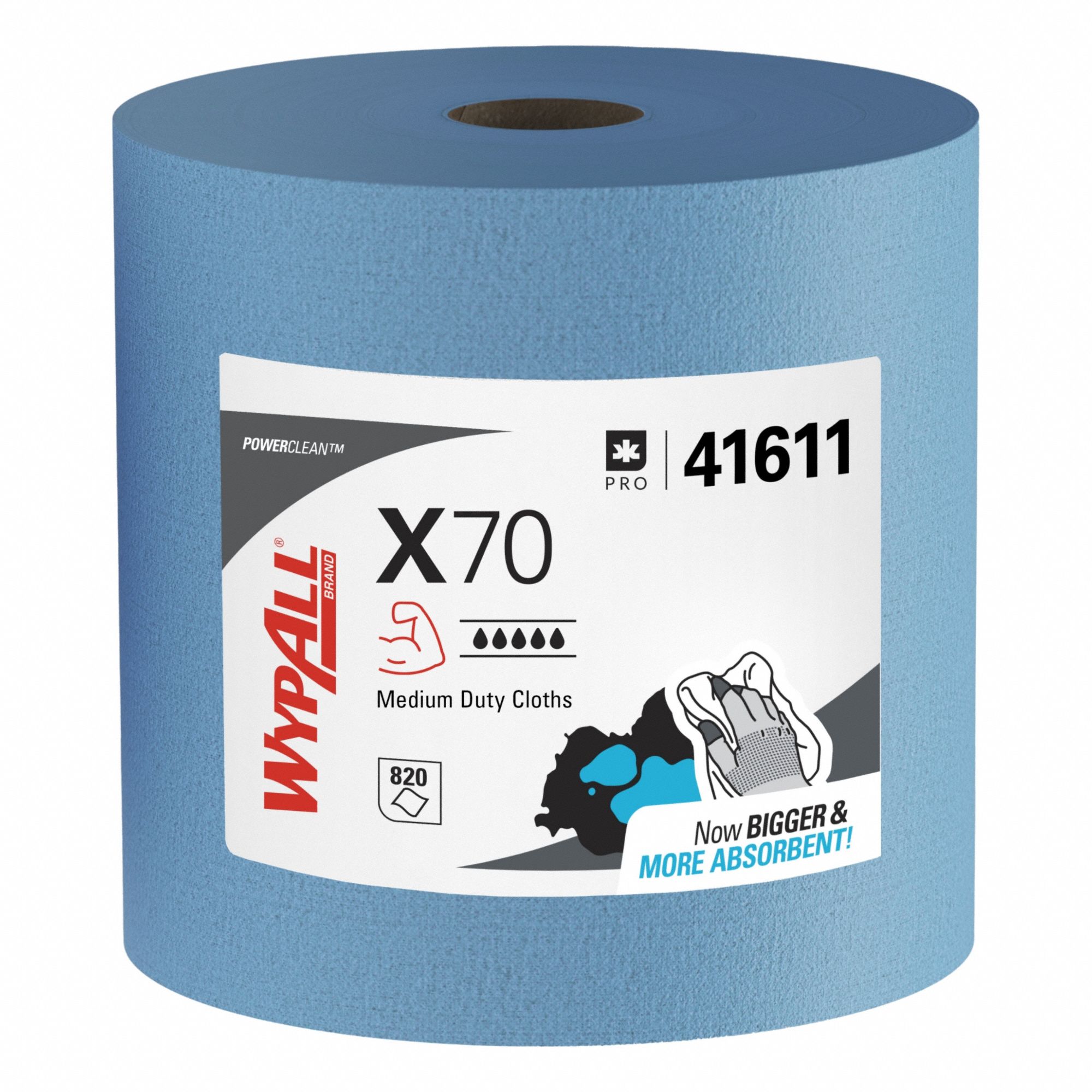 CHIFFON X70 ROULEAU GEANT BLEU 870FL/RL