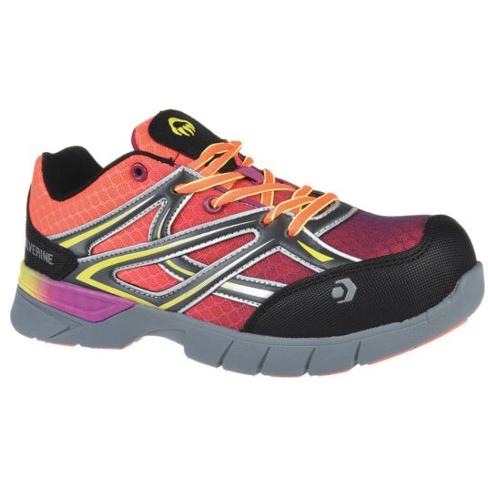 WOLVERINE Athletic Shoe, 8.5, M, Orange, Composite, PR 416D92W10693