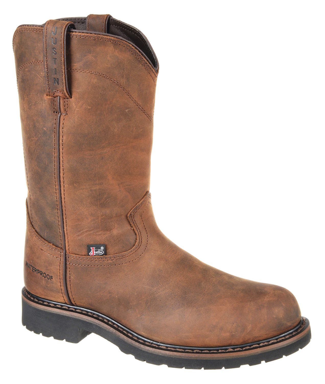 justin men's original wellington work boots