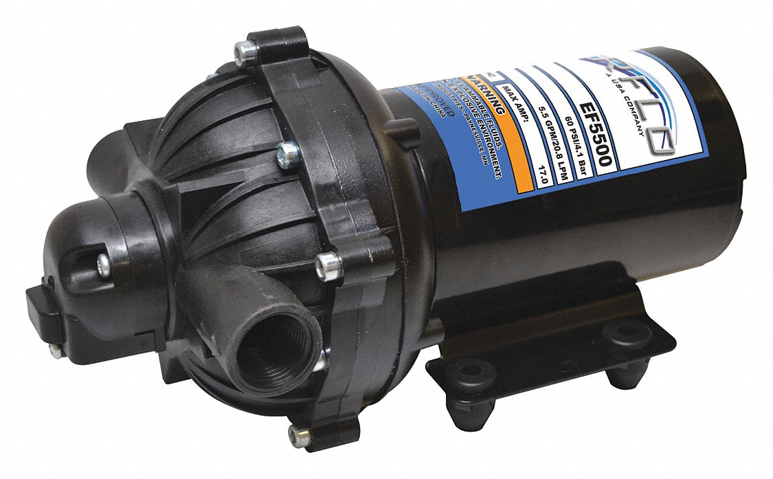 ELEC SPRYER PUMP,POLYP,5CMB,5.5GPM,60PSI
