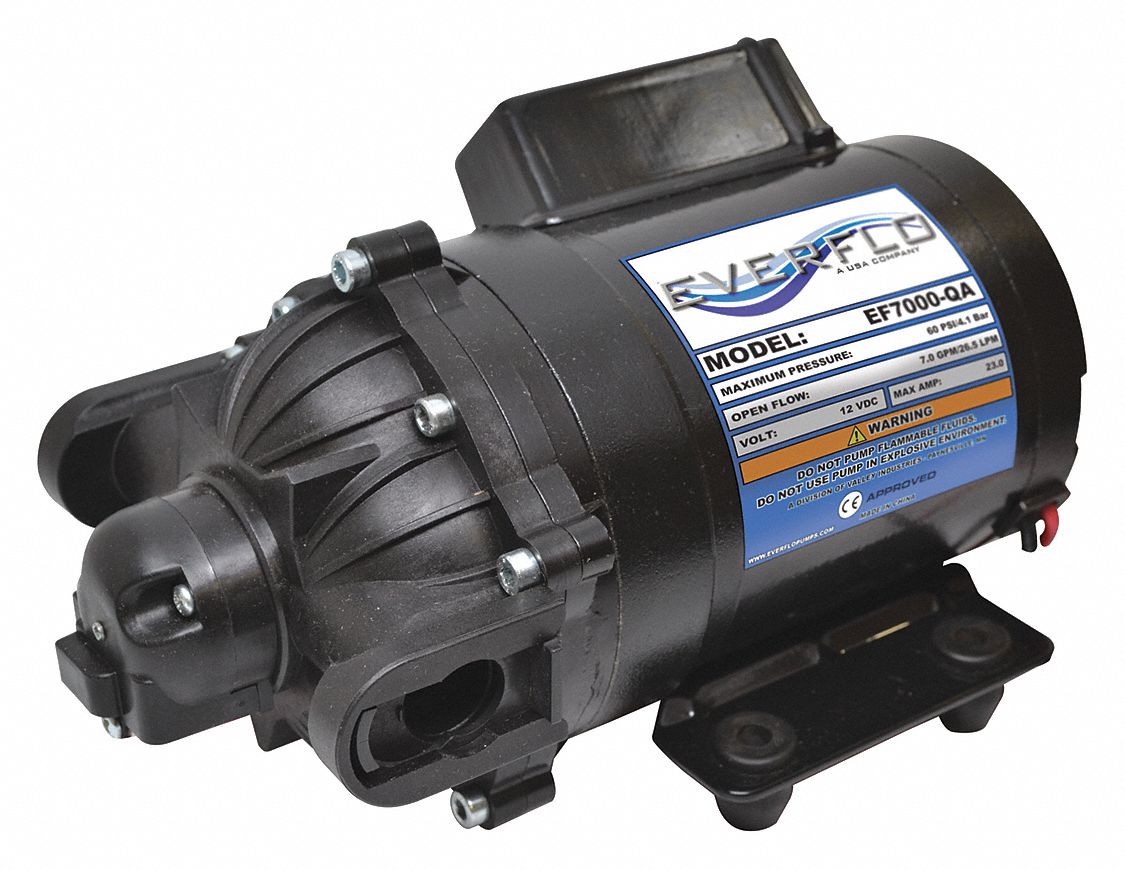 diaphragm polypropylene electric gpm sprayer 12vdc pump max grainger close