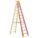 STEPLADDER, 12 FT LADDER SIZE, FIBREGLASS, 300 LB LOAD CAPACITY, 49 LB W