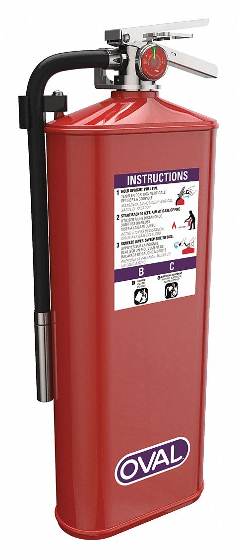 Fire Extinguisher: Monopotassium Carbonate, BC, 10 lb Capacity, 80B:C