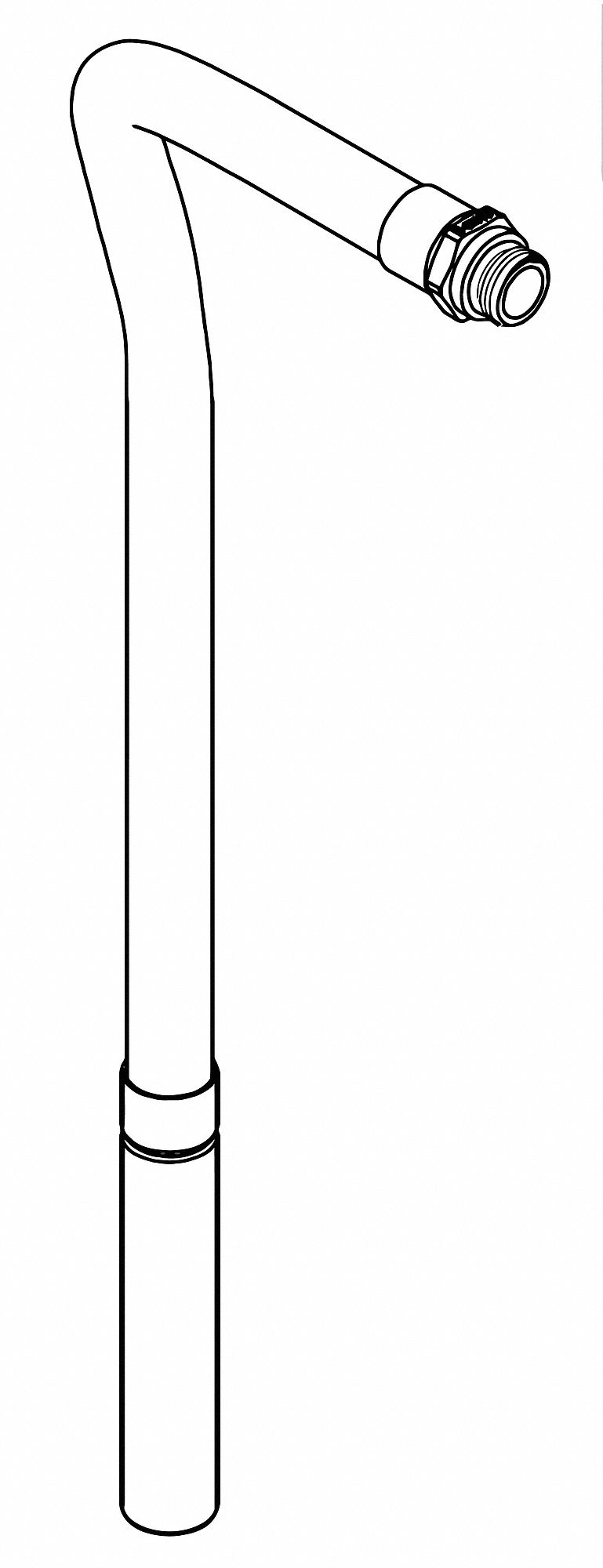 Hose and Nozzle Assembly Aluminum/Rubber