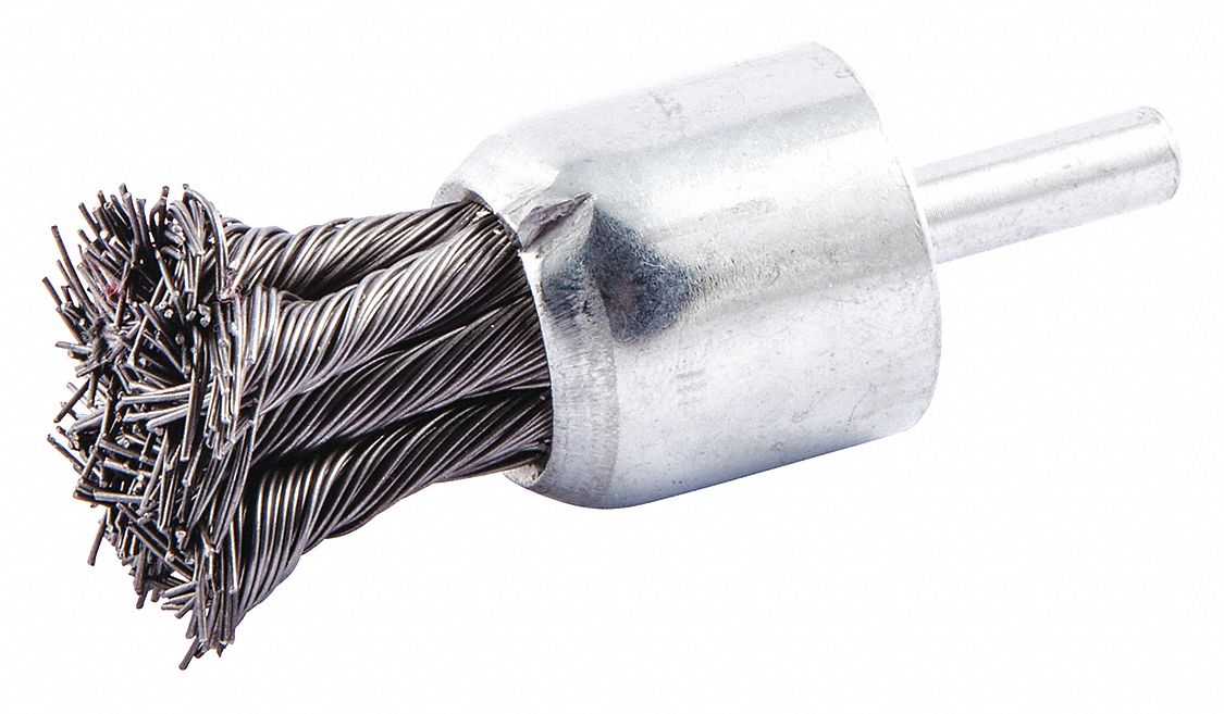 BROSSE D'EXTRMTE FIL NOUE,TLE TIGE 1/4PO