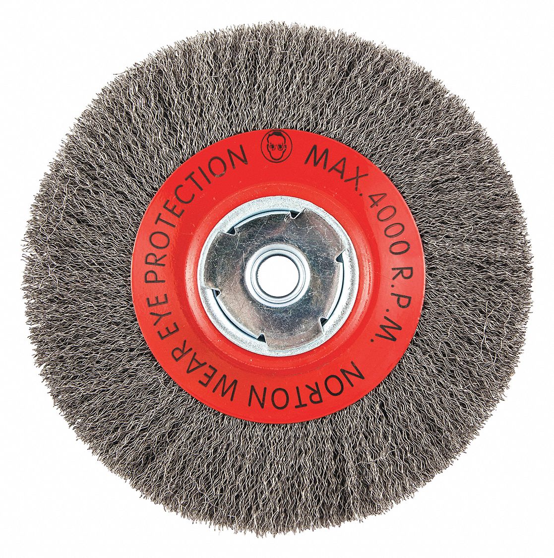 WIRE WHEEL BRUSH,ARBOR HOLE MOUNT