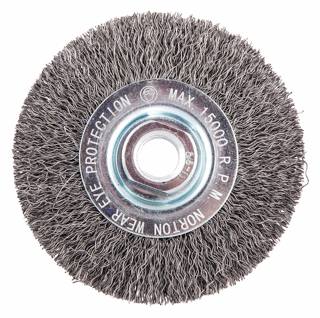 WIRE WHEEL BRUSH,ARBOR HOLE MOUNT