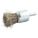 END BRUSH, CRIMPED STAINLESS STEEL, 1 IN DIAMETER, 0.01 IN FILL DIAMETER, ¼ IN SHANK