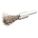 END BRUSH, CRIMPED STAINLESS STEEL, ½ IN DIAMETER, 0.005 IN FILL DIAMETER, ¼ IN SHANK