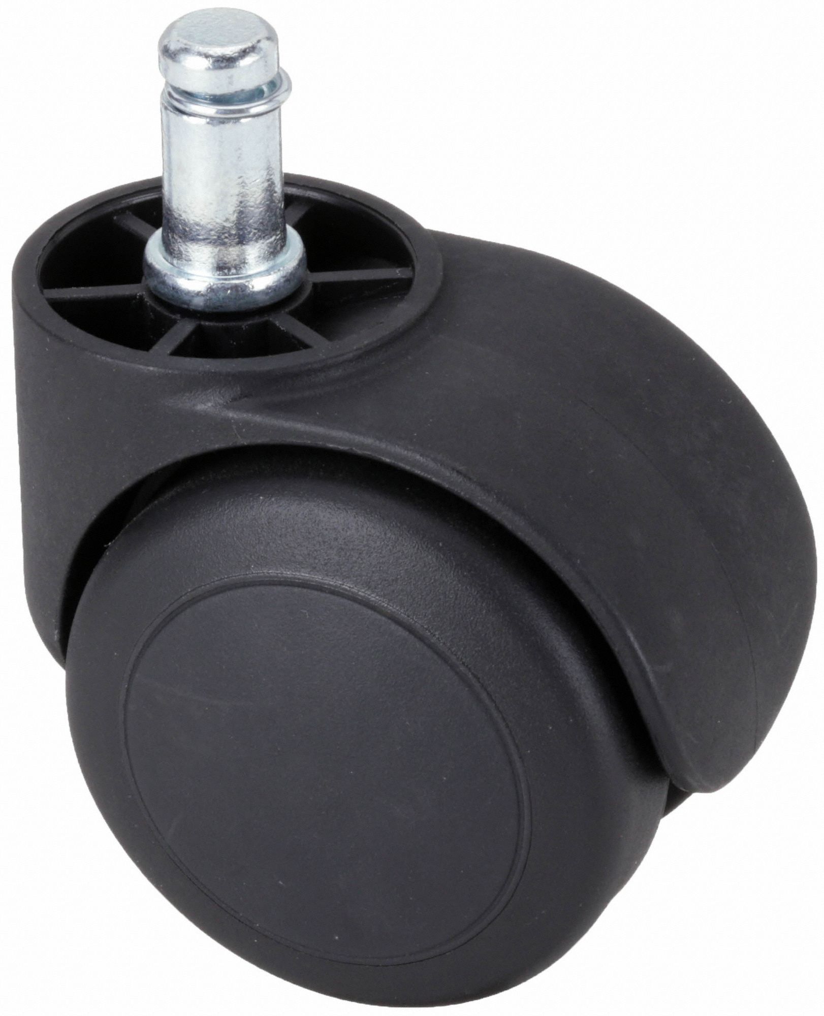 GRAINGER APPROVED FrictionRing Stem Caster Kit 2 3/16 in Wheel Dia., 375 lb, Swivel Caster, 5